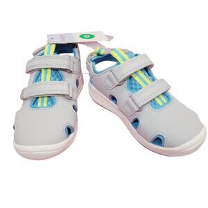 Cat & Jack Hank Little Boys Sandals Shoes SZ 10 NWT Grey Blue